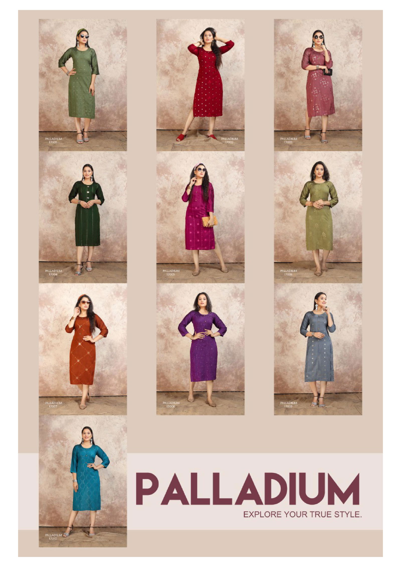 Palladium Fancy Stylish Designer Latest Ethnic Wear  Rayon With Sequence Embroidery Work Kurtis Collection 